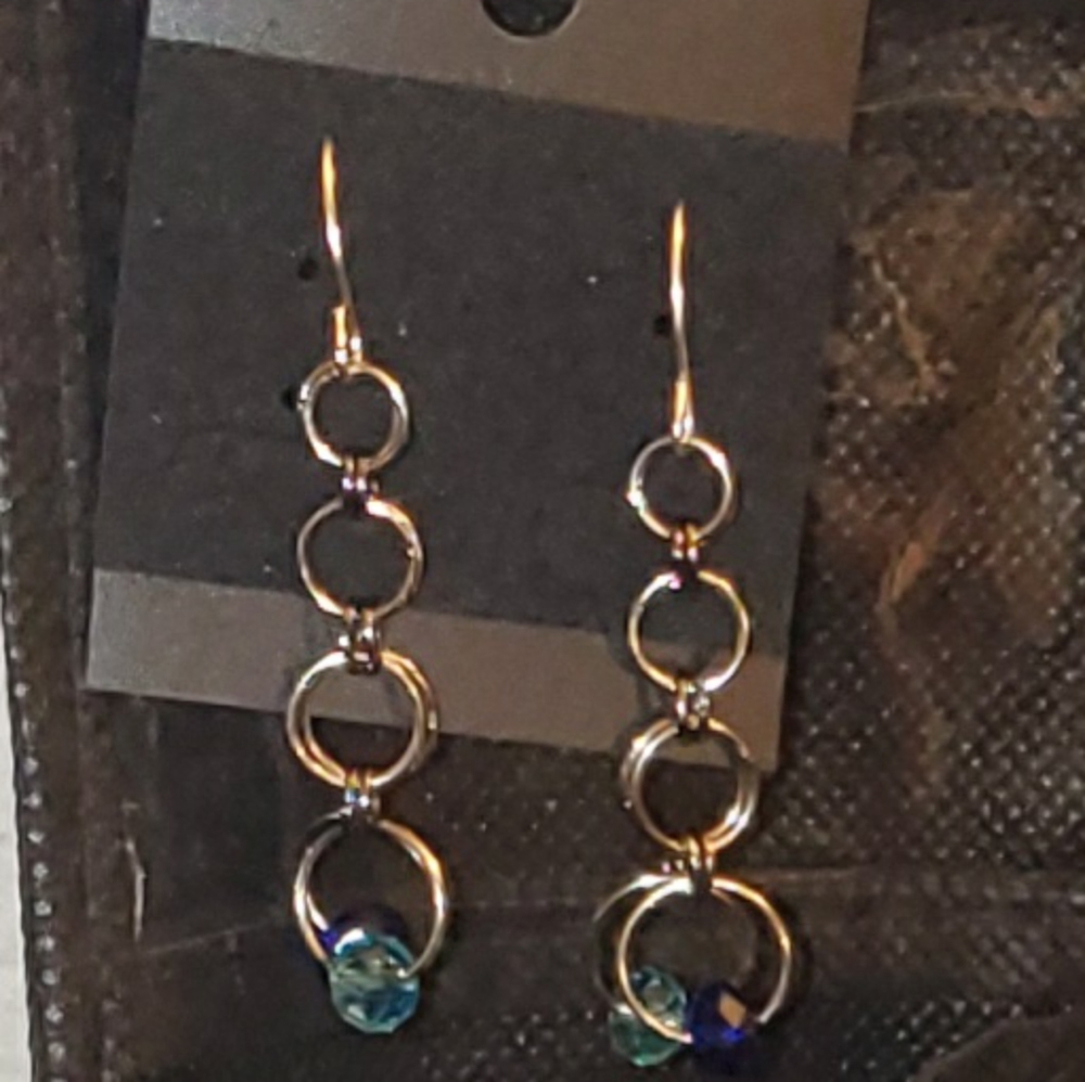 Handmade Chainmail Style Earrings